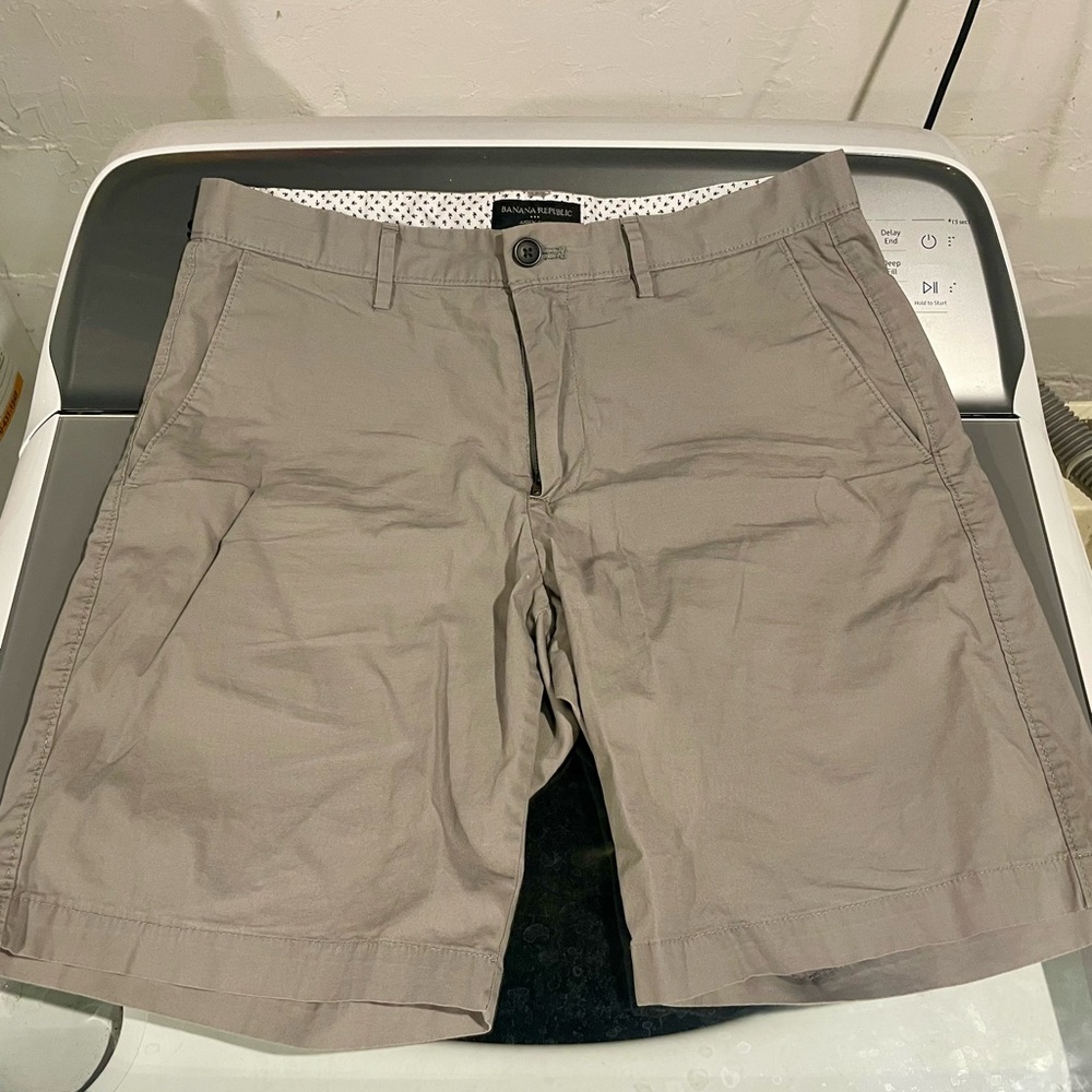 BR Aiden chino shorts, grey, cotton, like new